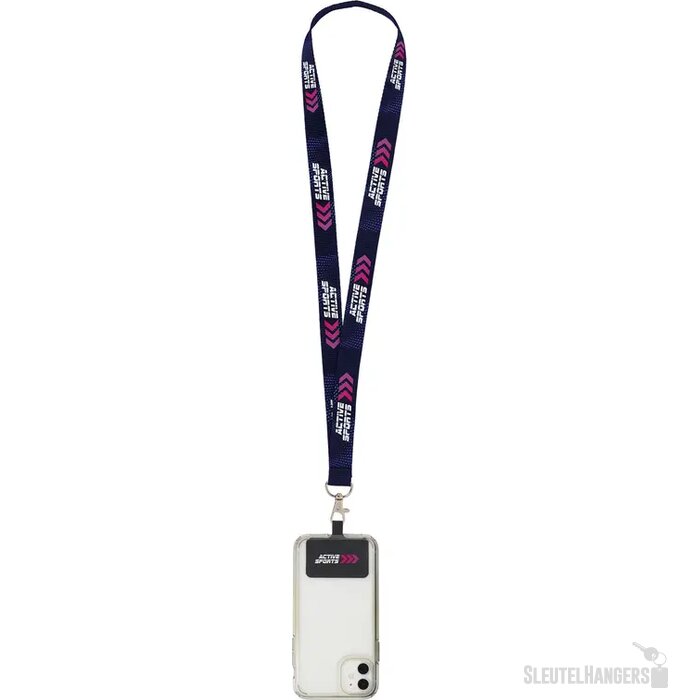 Lanyard Sublimatie Rpet 2 Cm Met Patch Keycord Pms Kleur Naar Keuze