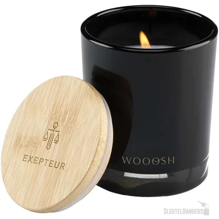 Wooosh Scented Candle Sweet Vanilla Geurkaars Zwart