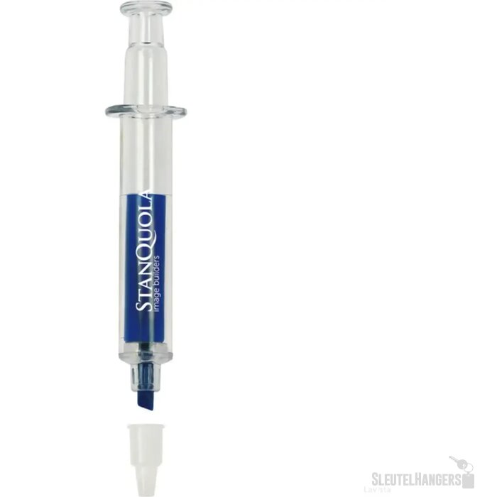 Markeerstift in spuit-vorm Blauw