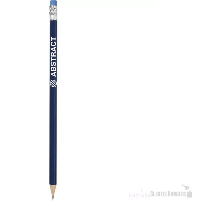 Geslepen potlood met gekleurde gum Blauw