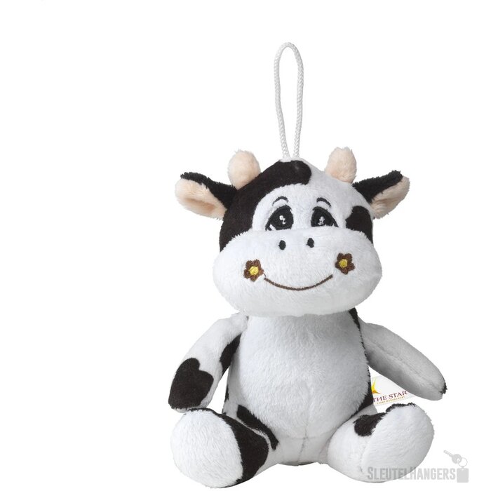 Animal Friend Cow Knuffel Zwart/Wit