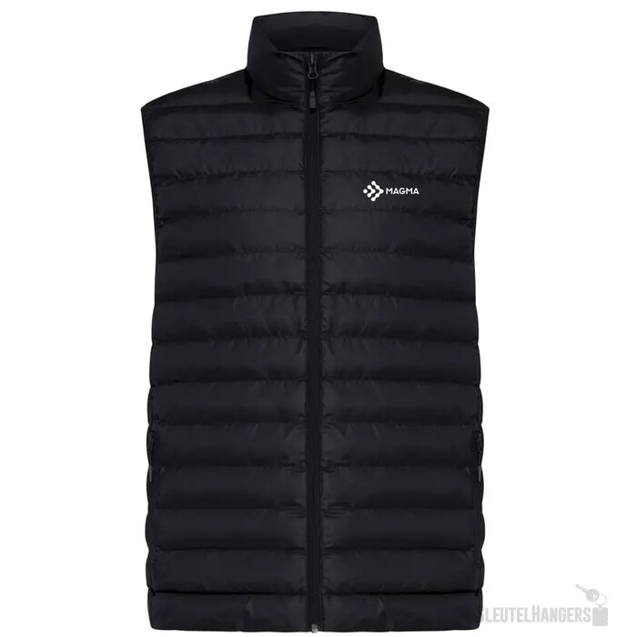 Iqoniq Meru heren gerecycled polyester bodywarmer zwart