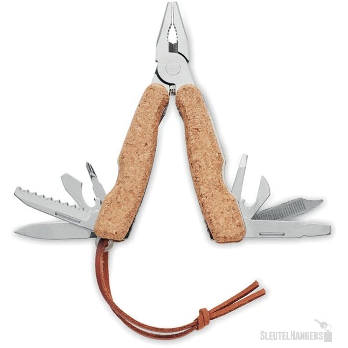 Kurk multitool met 9 functies Beige